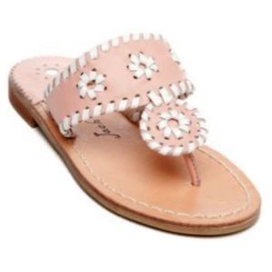 Jack Rogers Girls’ Palm Beach Sandals - Pink - size 1